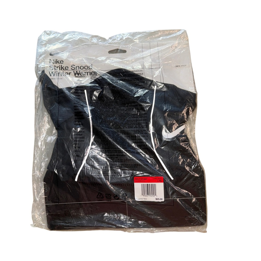 Nike Strike Snood Winter Warrior L/XL Black Dri-FIT Neck Gaiter DC9165-010
